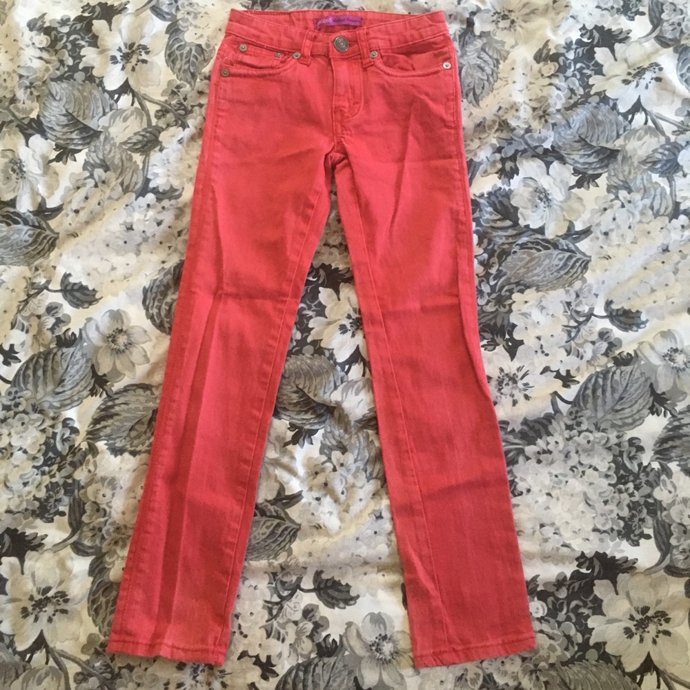 Super cute red jeans